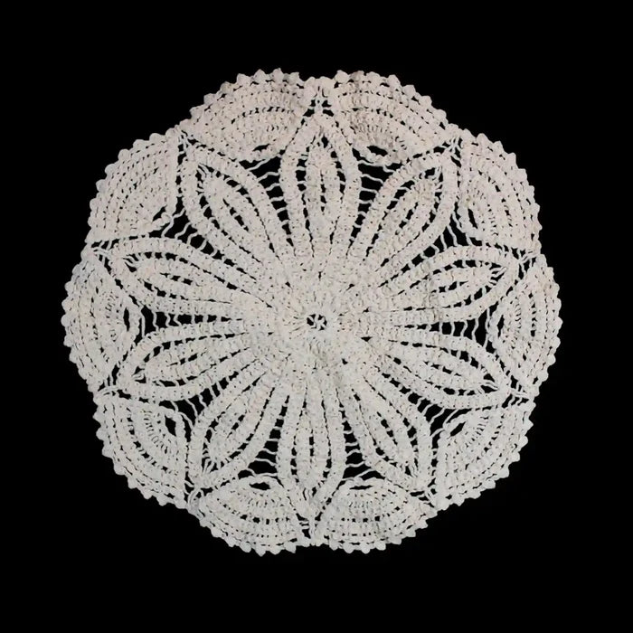 Ornate Crochet Cotton Mandala Sew Patch