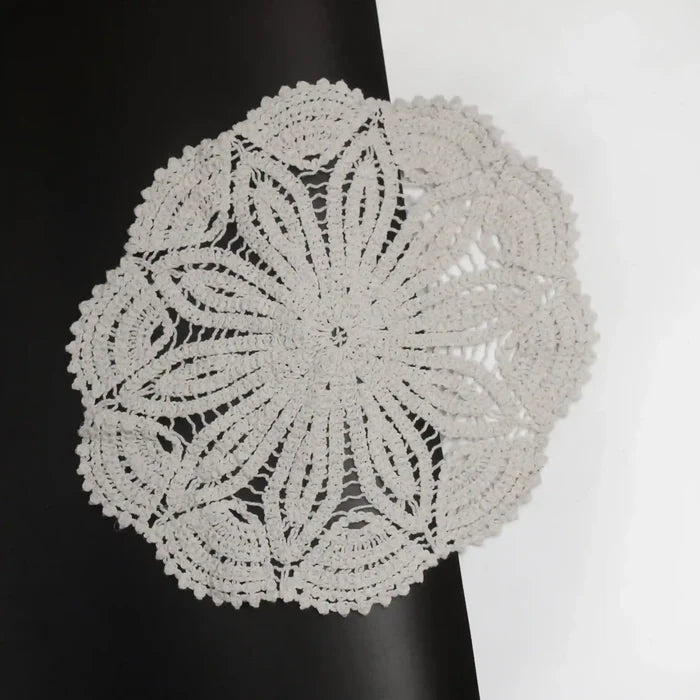 Ornate Crochet Cotton Mandala Sew Patch