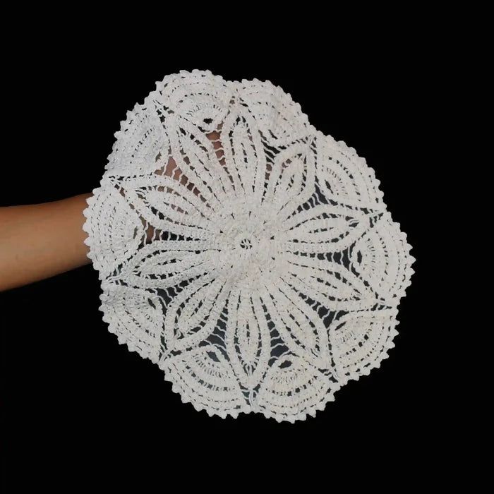 Ornate Crochet Cotton Mandala Sew Patch