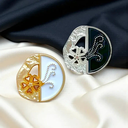 Ornate Metal Button | 18mm(28L) & 23mm(36L)