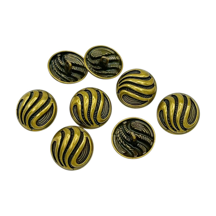Antique gold / 18mm(28L) / 50 Buttons