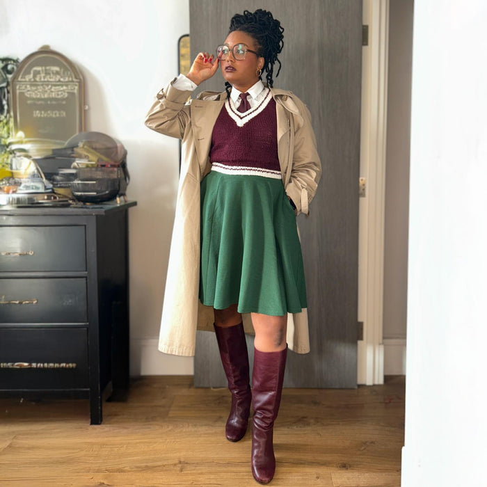 Ottoman Flare Skirt - Petit Pois