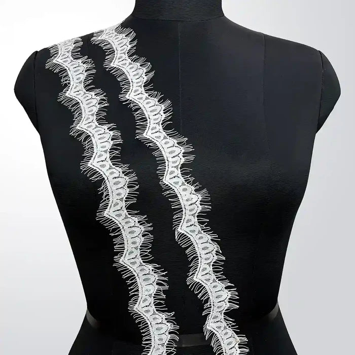 Oval Eyelet Scallop Lace Trim