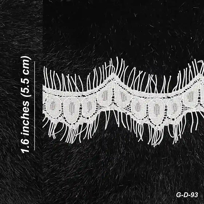 Oval Eyelet Scallop Lace Trim