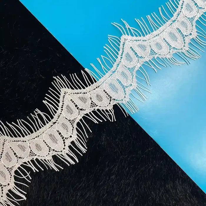 Oval Eyelet Scallop Lace Trim