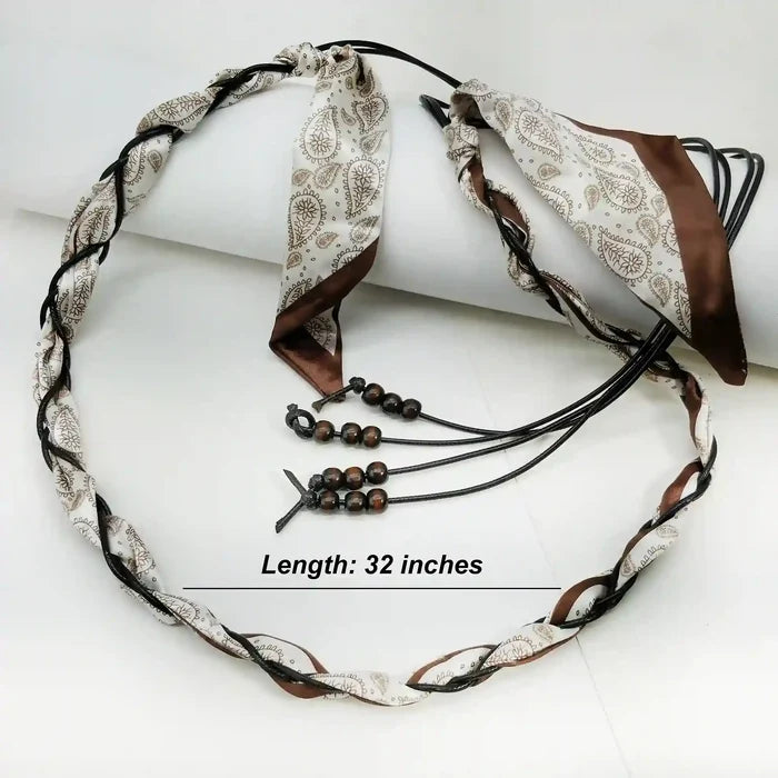 Paisley Style Scarf Belt