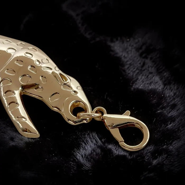 Panther Figural Metal Belt