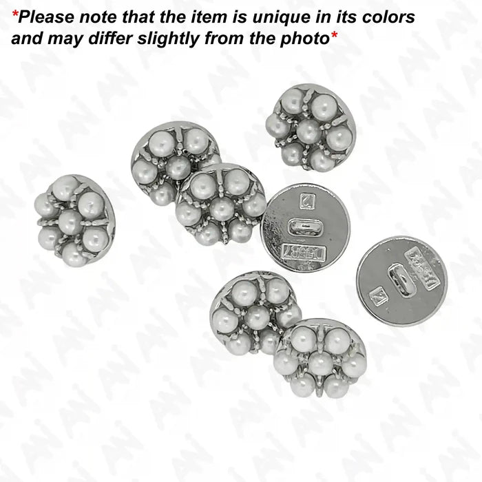 Silver / 12mm(19L) / 50 Buttons