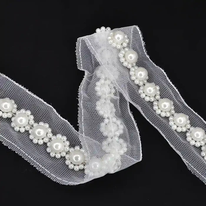 Peral Floral Style Lace