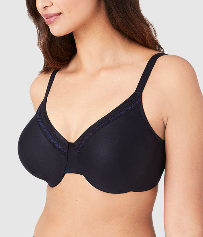 Perfect Primer Full Figure Underwire Bra Black