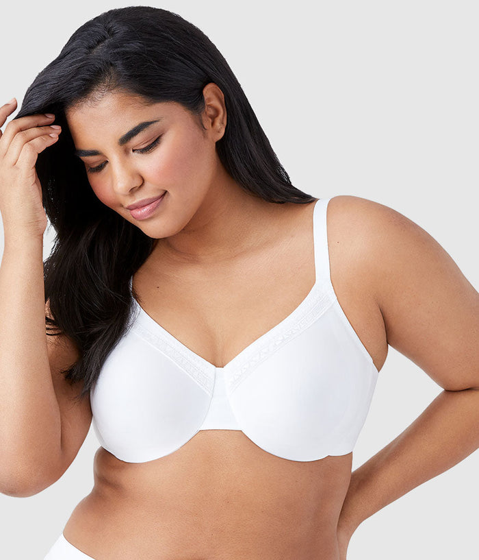 Perfect Primer Full Figure Underwire Bra White