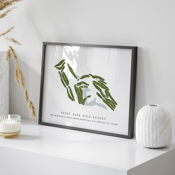 Perry Park Golf Resort | Golf Course Print | On+Table