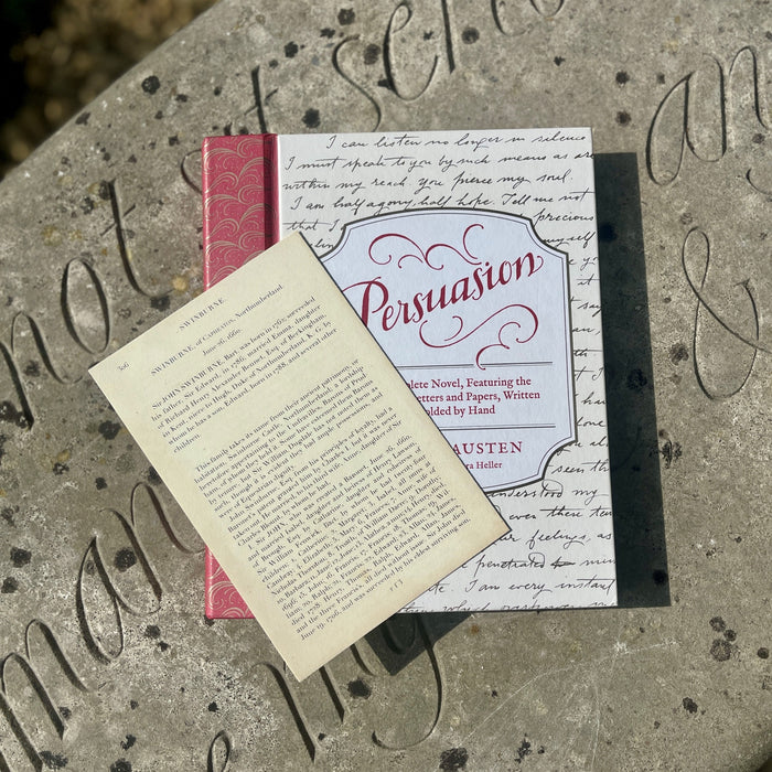Persuasion, complete novel with letters, HB