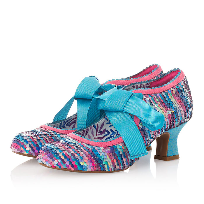 Peyton (Aqua Sequins) - rubyshoo
