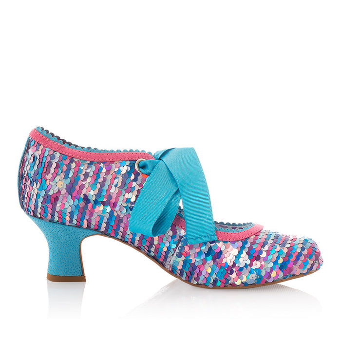 Peyton (Aqua Sequins)