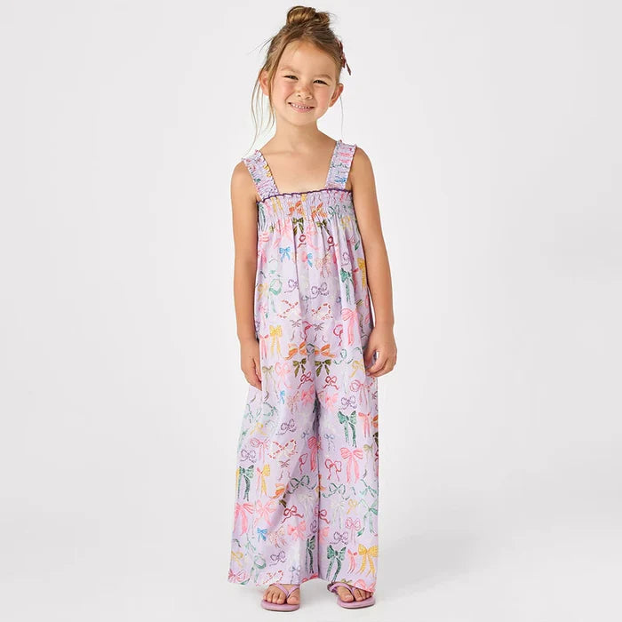 Pink Chicken - Eleven Jumper - Lavender Watercolor Bows