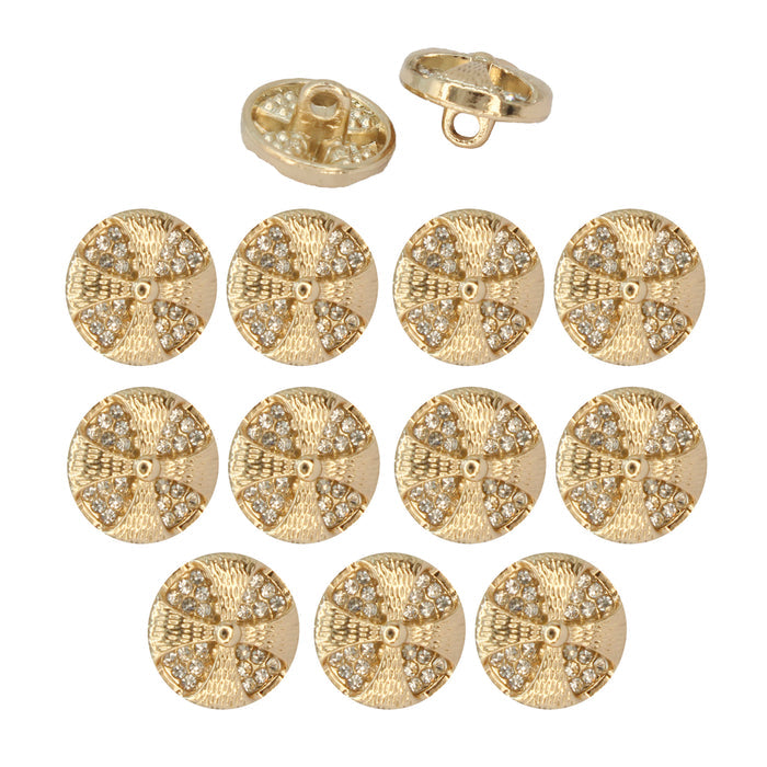 12mm(19L) / Gold / 11 Gold Buttons