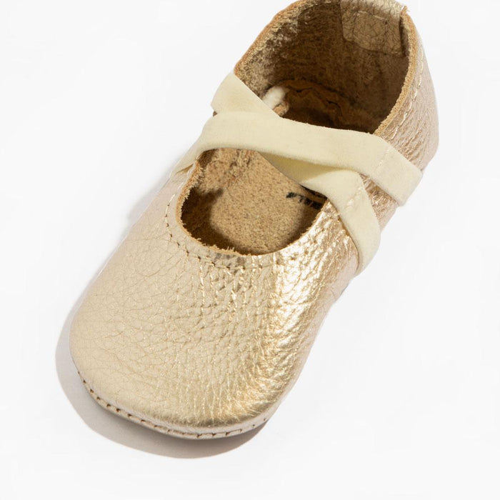 Platinum Ballet Slipper Baby Shoe - Babies in Bloom