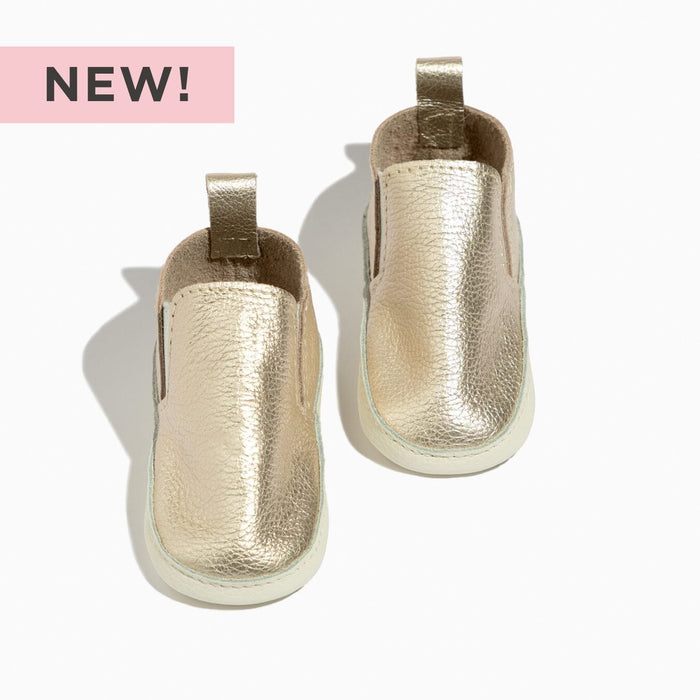 Platinum Slip On Baby Shoe - Babies in Bloom
