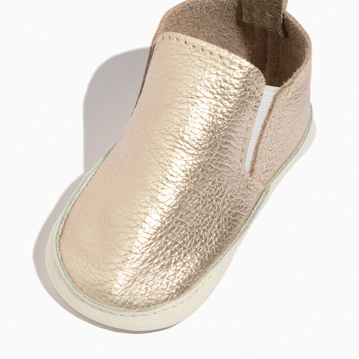 Platinum Slip On Baby Shoe - Babies in Bloom