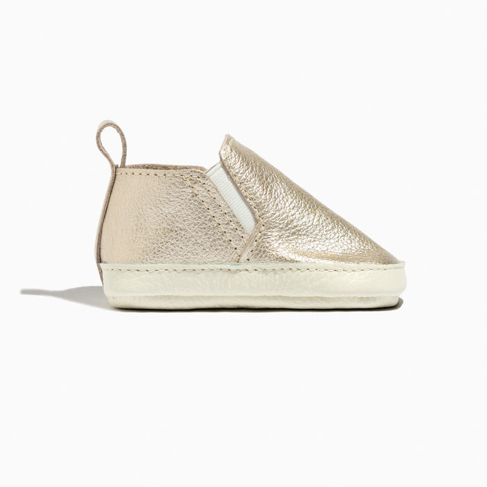 Platinum Slip On Baby Shoe - Babies in Bloom