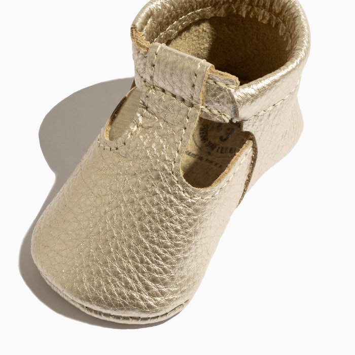 Platinum T-Bar Baby Shoe - Babies in Bloom