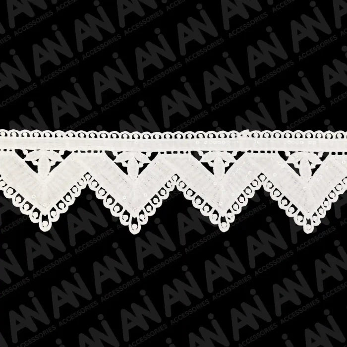 Point de France arrow lace Trim | 2 Meter