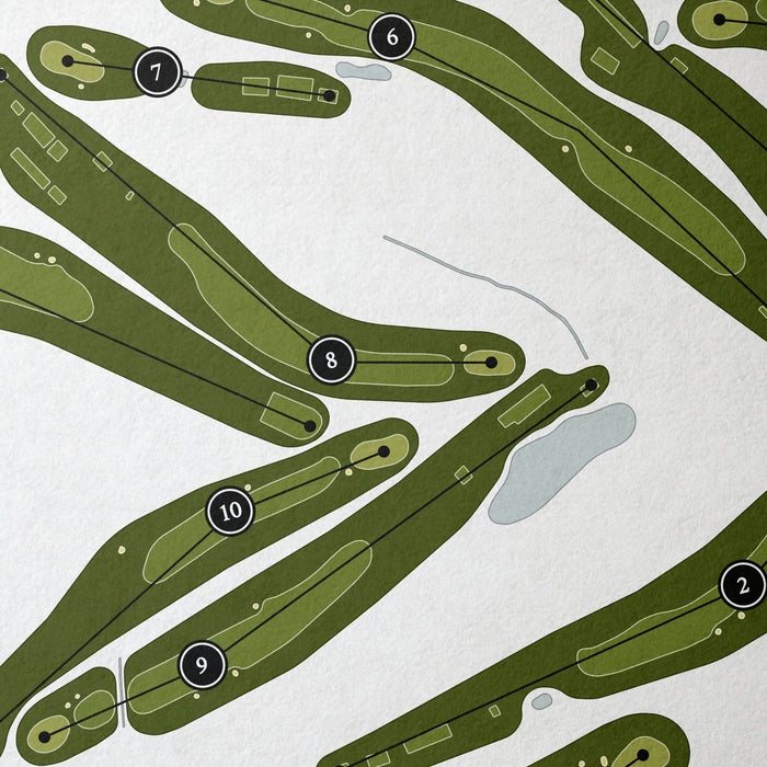 Portmarnock Golf Club - Championship Course | Golf Course Map | Close Up