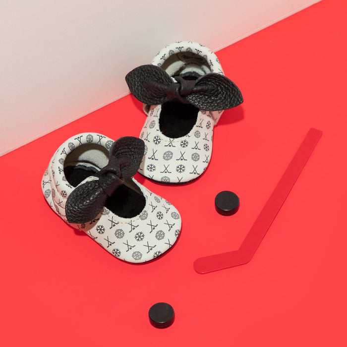 Power Play Knotted Bow Baby Shoe - Babies in Bloom