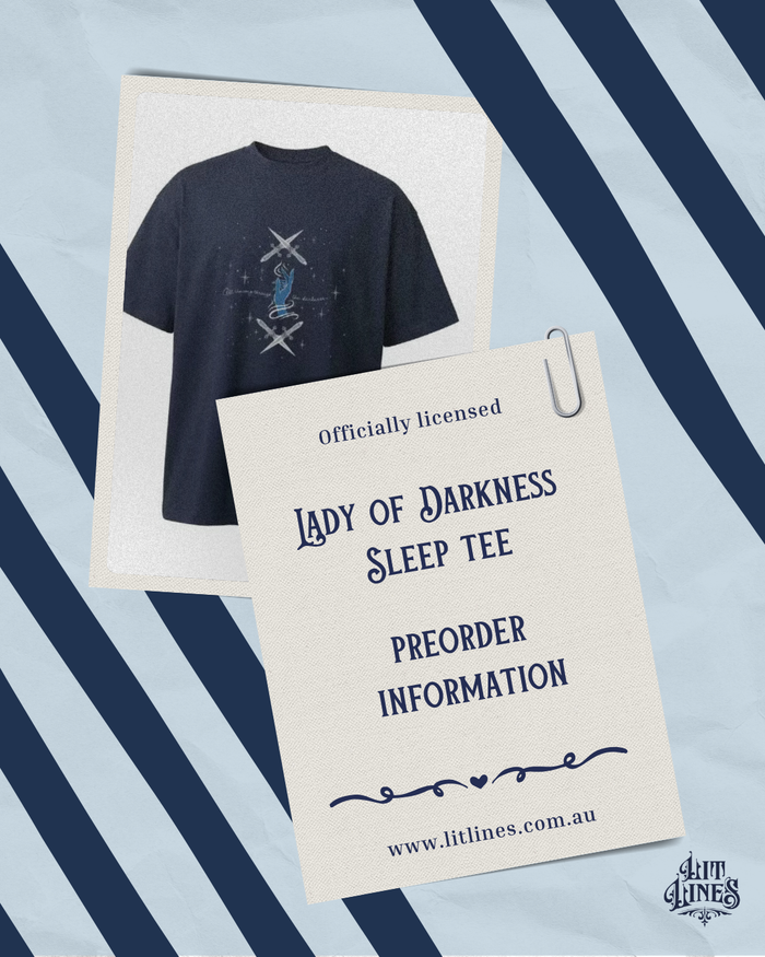 PRE ORDER- Lady of Darkness Sleep Tee