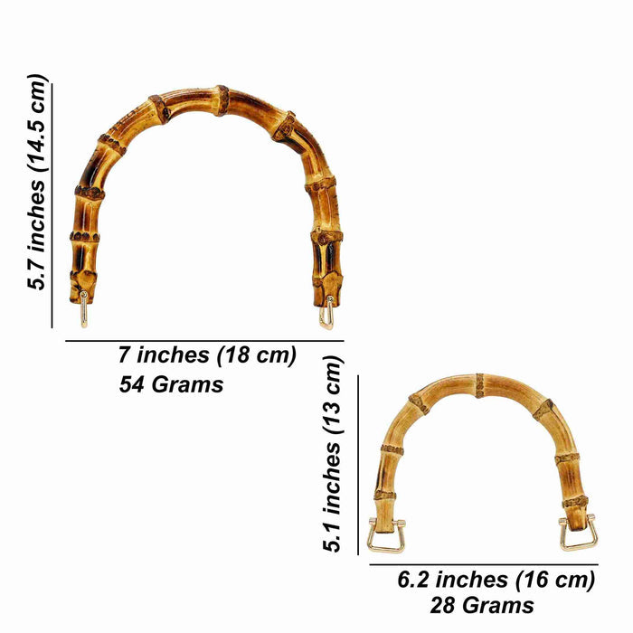 Premium Bamboo Wooden Bag Handle