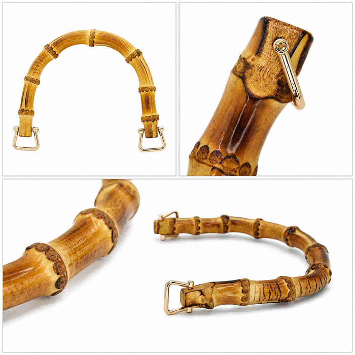 Premium Bamboo Wooden Bag Handle