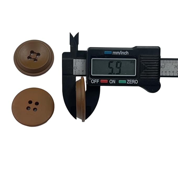 Premium Earth-Tone ABS Plastic Buttons | 28mm(44L)