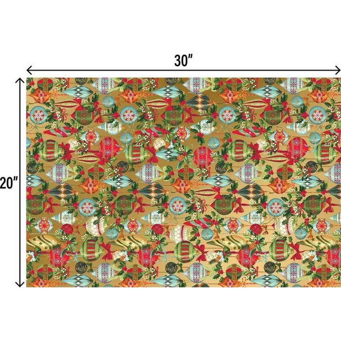 Tissue - Printed - Ornamental Beauty (Recycled Fiber)