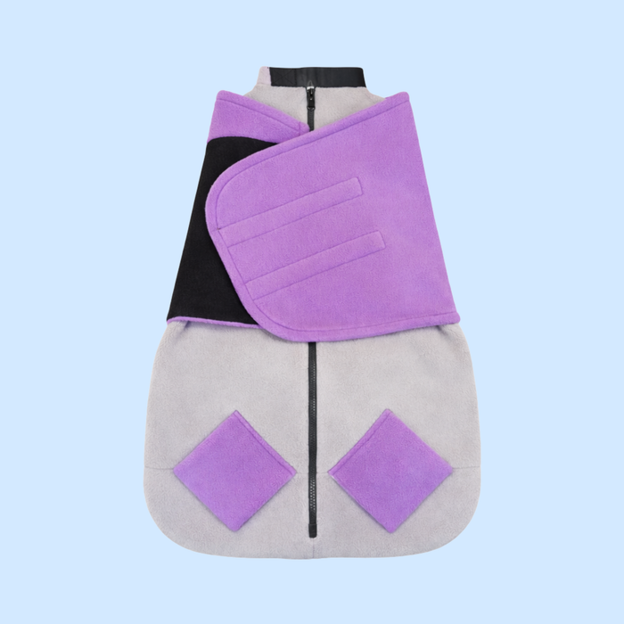 Large / Grey & Lavender