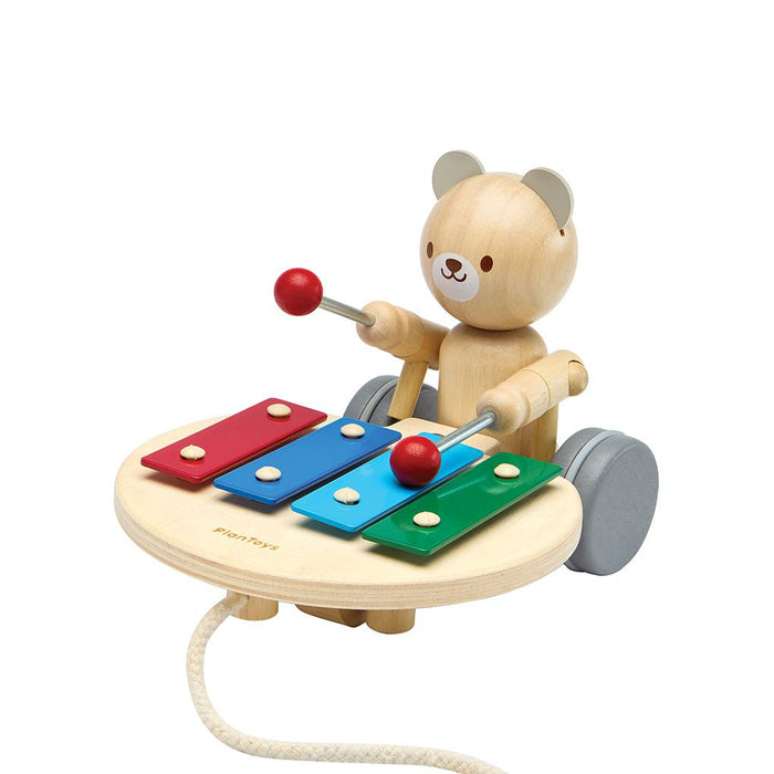 Pull Along Musical Bear - Babies in Bloom