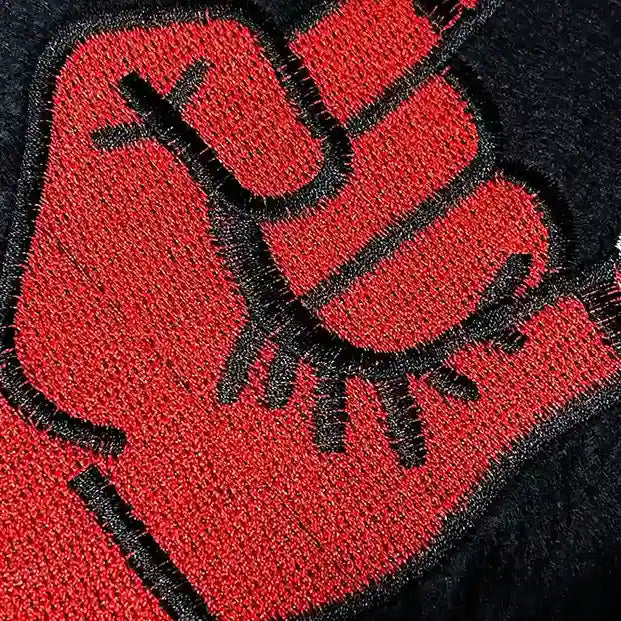 Punk Rock Star Embroidery Hot-Fix Patch