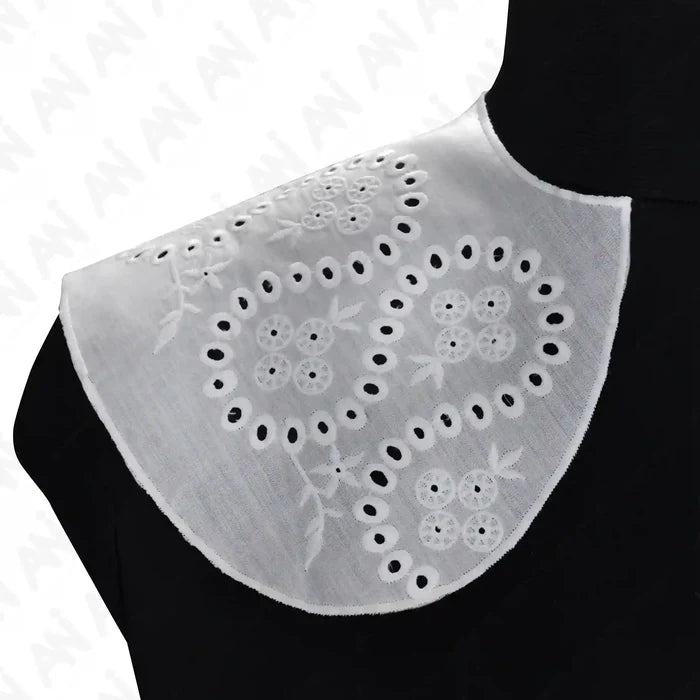 Vintage style Puritan neck collar enhancing women apparel with refined detail
