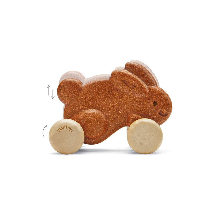 Push Along Bunny - Brown - Babies in Bloom
