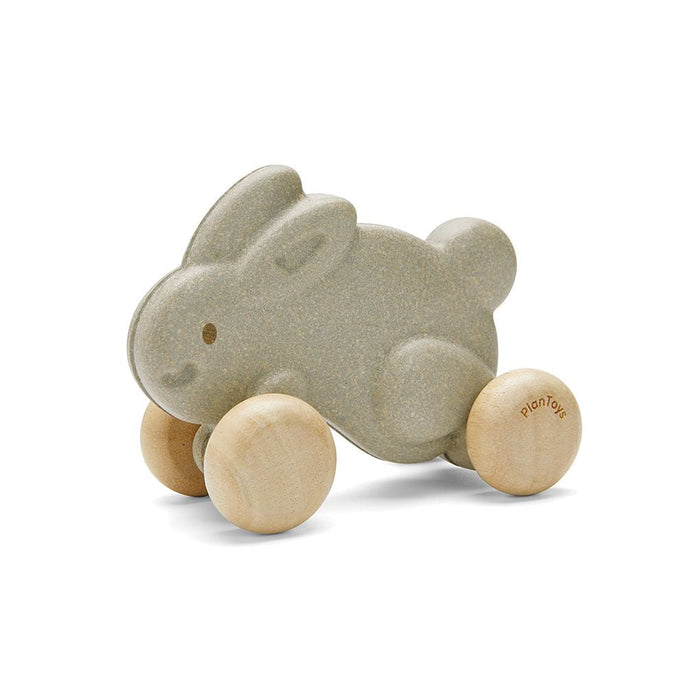 Push Along Bunny - Grey - Babies in Bloom