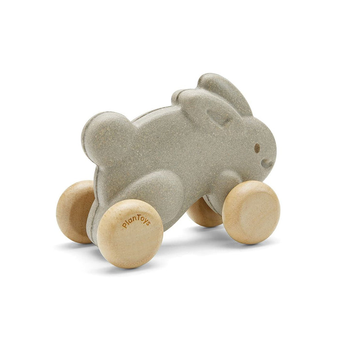Push Along Bunny - Grey - Babies in Bloom