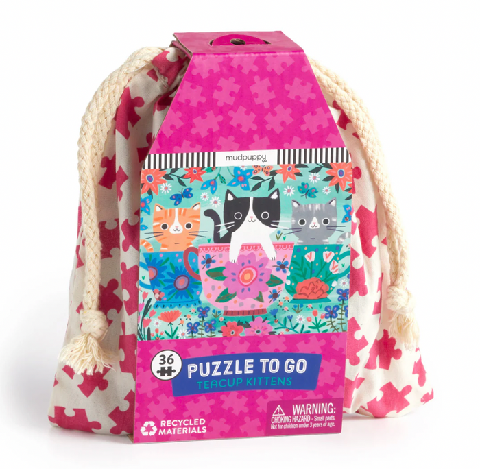 Puzzle-To-Go: Teacup Kittens