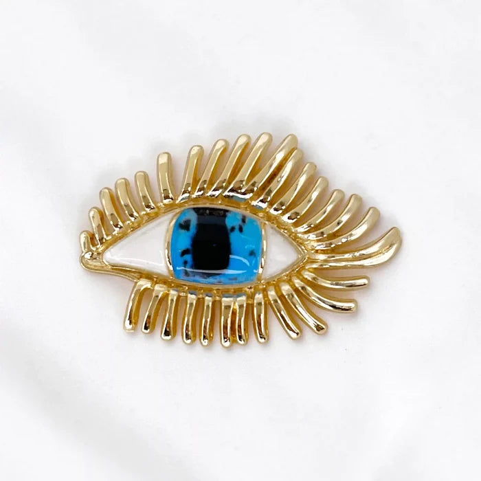 Radiant Eye Pin Brooch