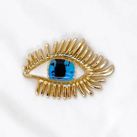 Radiant Eye Pin Brooch
