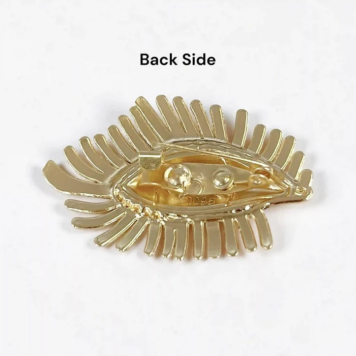 Radiant Eye Pin Brooch