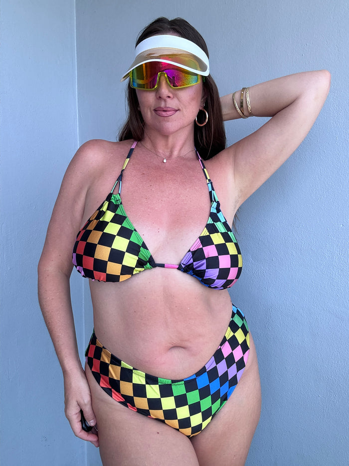 Rainbow Rink Cheeky Bikini Bottom
