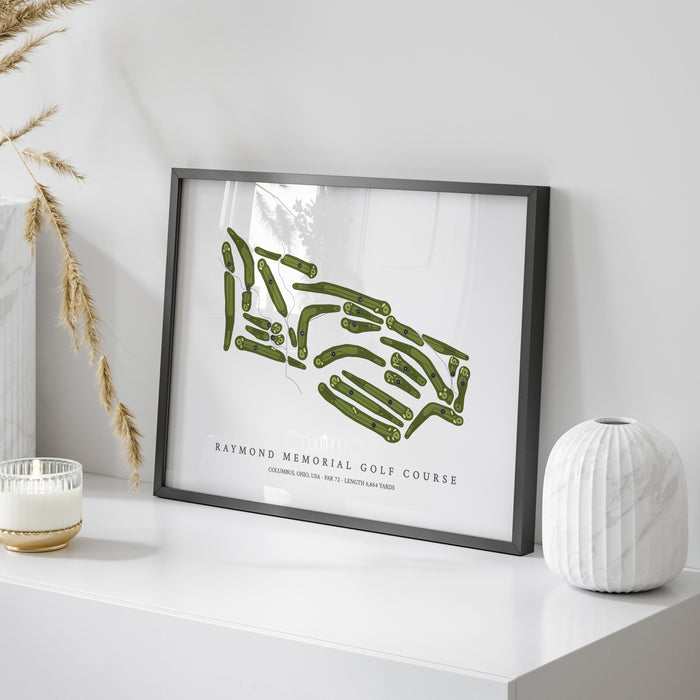 Raymond Memorial Golf Course | Golf Course Map | On Table