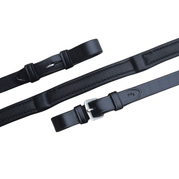 Red Barn Calf-Lined Dressage Reins