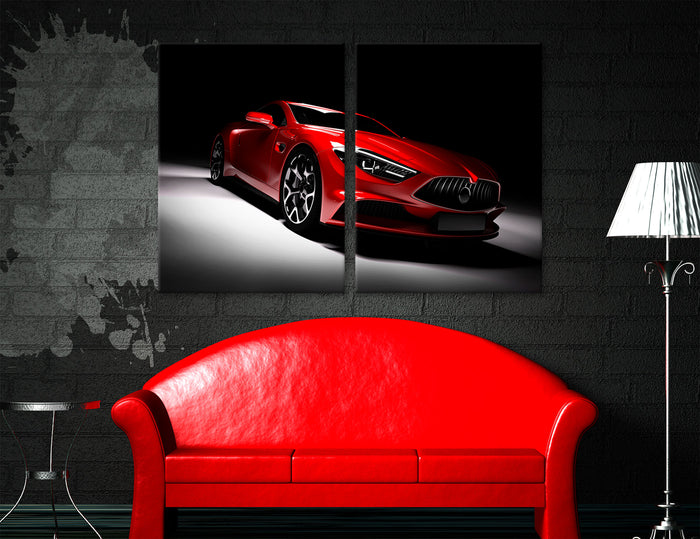 Red Car Canvas Print #3831