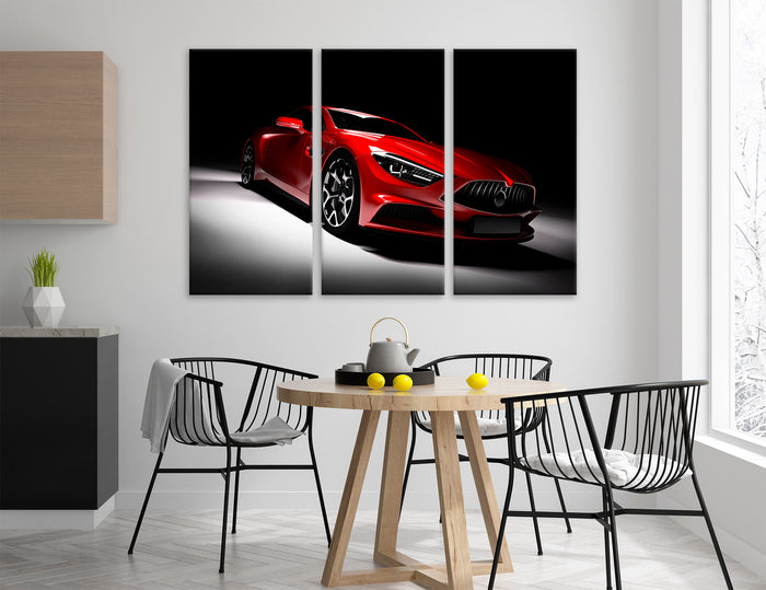 Red Car Canvas Print #3831